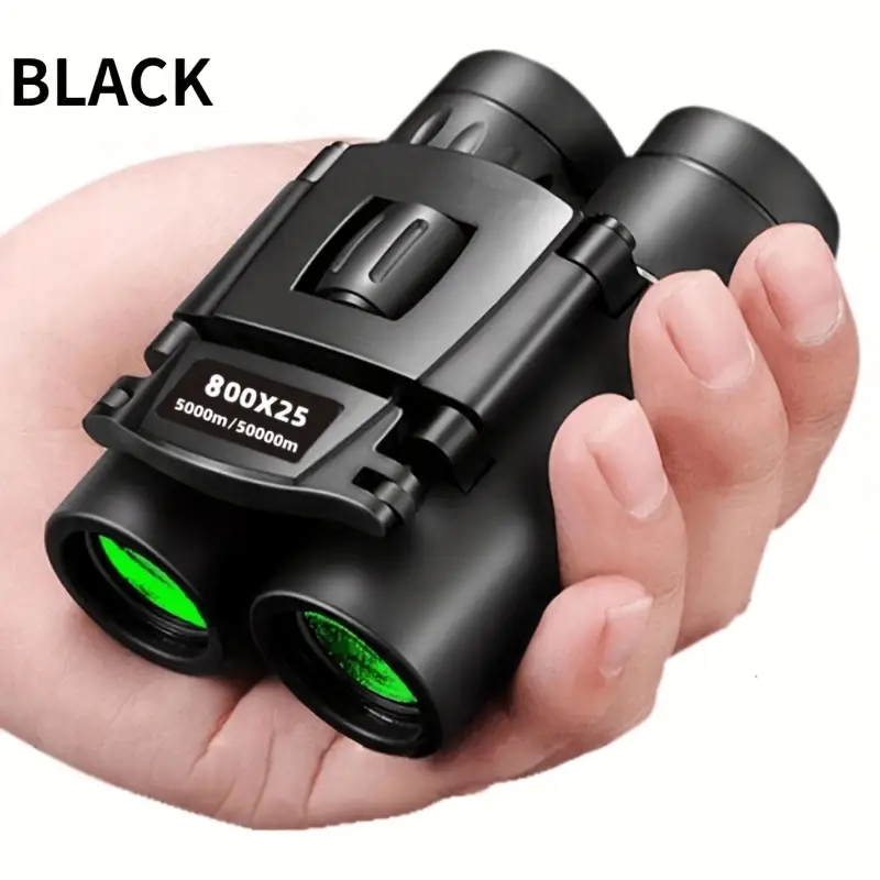Powerful Long Range Binoculars, HD Zoom Portable Folding Binoculars for Outdoor Tourism And Camping