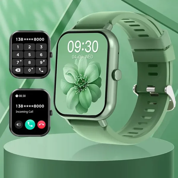 Smartklokke med 4,65 cm full berøringsskjerm, tekst- og anropsfunksjoner, 100+ sportsmoduser, skritteller, kaloriteller,, kompatibel med Android og IOS - Image 7